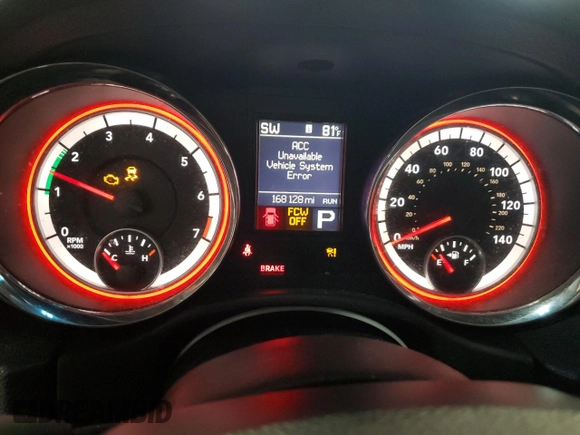 2013 Dodge Durango Citadel with VIN 1C4RDJEG3DC658892, listed as a Copart auction lot 61836415 with 168,128 mi miles and Non repairable. Bid and sale history available at DreamBid. Image 9.