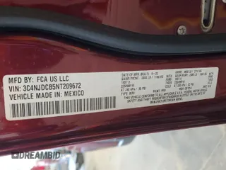 2022 Jeep Compass Limited z VIN 3C4NJDCB5NT209672, wystawiony jako Copart lot #52318405 z przebiegiem 22 977 mil mil oraz Szkoda całkowita • Salvage title. Historia ofert i sprzedaży dostępna na DreamBid. Obrazek 15.