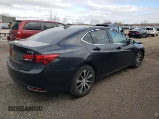 2015 Acura TLX Technology with VIN 19UUB1F52FA800324, listed as a Copart auction lot 80523864 with 99,348 mi miles and Salvage title. Bid and sale history available at DreamBid. Image 3.