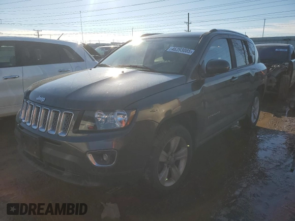 2015 Jeep Compass High Altitude Edition with VIN 1C4NJCEAXFD107712, listed as a Copart auction lot 46393085 with 108,705 mi miles and Salvage Title. Bid and sale history available at carsss.com. Image 1.