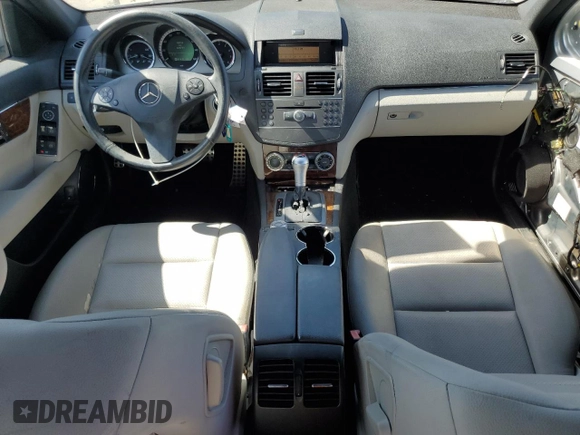 2011 Mercedes-Benz C with VIN WDDGF5EB2BR174774, listed as a Copart auction lot 52709625 with 124,781 mi miles and Salvage Title. Bid and sale history available at carsss.com. Image 8.