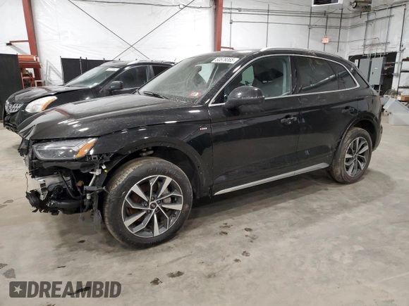 2024 Audi Q5 S line Premium z VIN WA1GAAFY1R2050058, wystawiony jako Copart lot #50579365 z przebiegiem 10 723 mil mil oraz Szkoda całkowita • Salvage title. Historia ofert i sprzedaży dostępna na DreamBid. Obrazek 1.