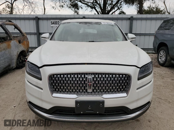 2022 Lincoln Nautilus Standard z VIN 2LMPJ8J95NBL09850, wystawiony jako Copart lot #76196534 z przebiegiem Nie podano mil oraz Szkoda całkowita • Salvage title. Historia ofert i sprzedaży dostępna na DreamBid. Obrazek 5.