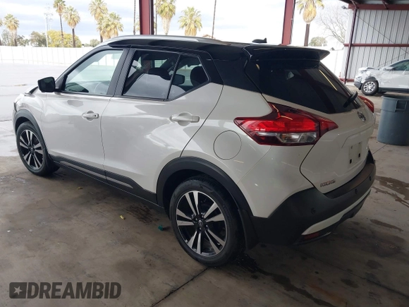 2020 Nissan Kicks SR with VIN 3N1CP5DV4LL555345, listed as a IAAI auction lot 41583234 with 68,864 mi miles and . Bid and sale history available at DreamBid. Image 3.