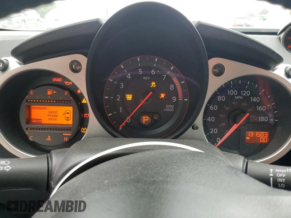 2013 Nissan 370Z with VIN JN1AZ4EH7DM880602, listed as a Copart auction lot 70782934 with 131,503 mi miles and Salvage Title. Bid and sale history available at carsss.com. Image 9.