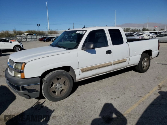 2005 Chevrolet Silverado 1500 LS with VIN 2GCEC19T051323752, listed as a Copart auction lot 43731485 with 146,765 mi miles and Salvage title. Bid and sale history available at DreamBid. Image 1.