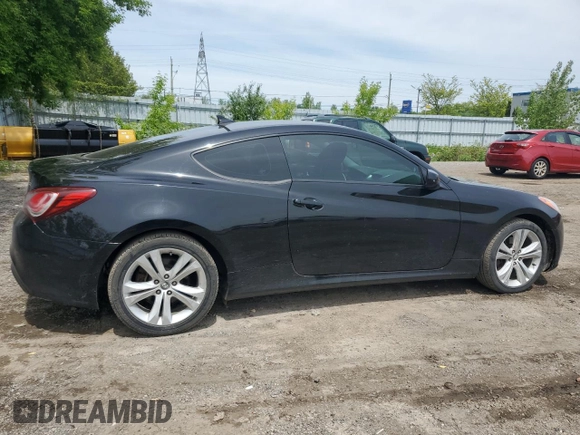 2012 Hyundai Genesis Coupe 2.0T with VIN KMHHT6KD0CU075495, listed as a Copart auction lot 58903025 with 172,884 mi miles and Clean title. Bid and sale history available at DreamBid. Image 3.