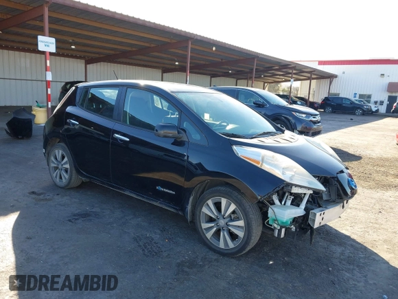 2015 Nissan LEAF S z VIN 1N4AZ0CP7FC321257, wystawiony jako IAAI lot #40806310 z przebiegiem 61 443 mil mil oraz . Historia ofert i sprzedaży dostępna na DreamBid. Obrazek 1.