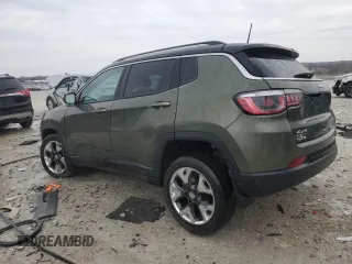 2018 Jeep Compass Limited with VIN 3C4NJDCBXJT360534, listed as a Copart auction lot 52003225 with 52,114 mi miles and Clean Title. Bid and sale history available at carsss.com. Image 2.
