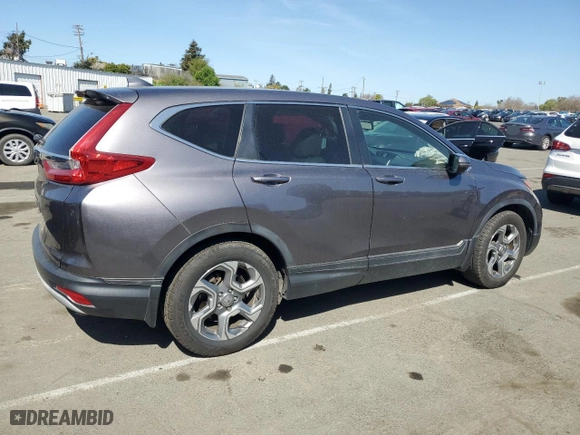 2017 Honda CR-V EX-L with VIN 7FARW1H83HE014806, listed as a Copart auction lot 48816295 with 47,837 mi miles and Salvage Title. Bid and sale history available at carsss.com. Image 3.