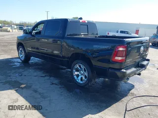 2020 Ram 1500 Big Horn with VIN 1C6SRFFT5LN179041, listed as a IAAI auction lot 41905201 with 50,130 mi miles. Bid and sale history available at carsss.com. Image 3.