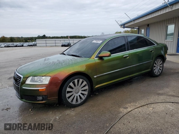 2006 Audi A8 4.2L with VIN WAUML44E46N015129, listed as a Copart auction lot 77796314 with 170,162 mi miles and Salvage title. Bid and sale history available at DreamBid. Image 1.