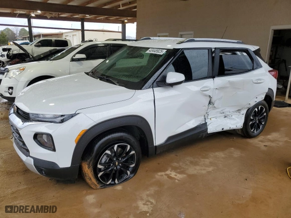 2023 Chevrolet TrailBlazer LT with VIN KL79MPSL6PB215096, listed as a Copart auction lot 43448925 with 23,776 mi miles and Salvage Title. Bid and sale history available at carsss.com. Image 1.