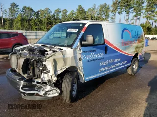2022 Chevrolet Express Cargo z VIN 1GCWGAF71N1173799, wystawiony jako Copart lot #72360234 z przebiegiem 37 558 mil mil oraz Szkoda całkowita • Salvage title. Historia ofert i sprzedaży dostępna na DreamBid. Obrazek 1.