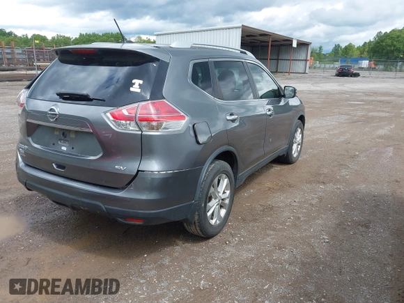 2015 Nissan Rogue SV with VIN KNMAT2MT5FP570653, listed as a IAAI auction lot 42159669 with 161,382 mi miles and . Bid and sale history available at carsss.com. Image 4.
