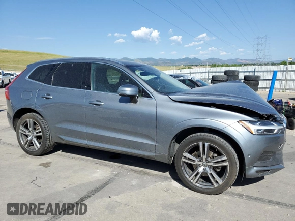 2019 Volvo XC60 Momentum with VIN LYV102RK4KB191805, listed as a Copart auction lot 62419245 with 63,301 mi miles and Salvage title. Bid and sale history available at DreamBid. Image 4.
