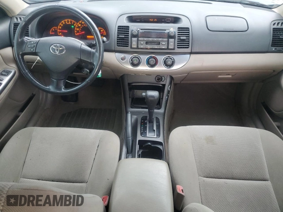 2005 Toyota Camry LE with VIN 4T1BE30K65U038423, listed as a Copart auction lot 64276255 with 182,686 mi miles and Salvage title. Bid and sale history available at DreamBid. Image 8.
