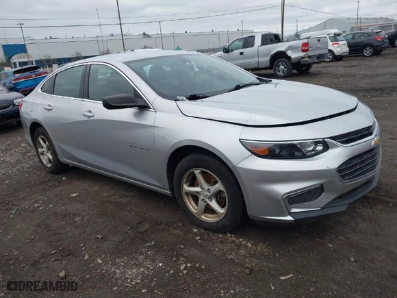 2016 Chevrolet Malibu LS with VIN 1G1ZB5ST4GF228637, listed as a IAAI auction lot 42054441 with 178,190 mi miles. Bid and sale history available at carsss.com. Image 1.