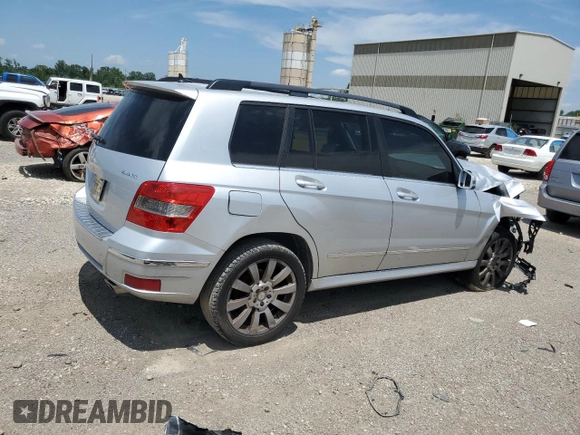 2011 Mercedes-Benz GLK 350 with VIN WDCGG8HBXBF625224, listed as a Copart auction lot 61945674 with Not Provided miles and Salvage Title. Bid and sale history available at DreamBid. Image 3.