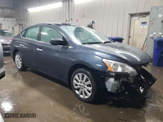 2013 Nissan Sentra SR with VIN 3N1AB7AP2DL744830, listed as a Copart auction lot 45310805 with 118,891 mi miles and Salvage Title. Bid and sale history available at carsss.com. Image 4.