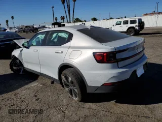 2023 Polestar 2 with VIN YSMED3KA1PL150827, listed as a Copart auction lot 80956224 with 0 mi miles and Salvage Title. Bid and sale history available at carsss.com. Image 2.