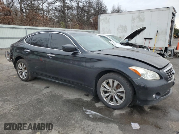 2012 Infiniti M37 with VIN JN1BY1AR8CM396876, listed as a Copart auction lot 85992784 with 223,227 mi miles and Salvage Title. Bid and sale history available at carsss.com. Image 4.