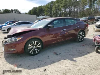 2018 Nissan Maxima SV with VIN 1N4AA6AP8JC398502, listed as a Copart auction lot 48303725 with NaN miles and Salvage Title. Bid and sale history available at carsss.com. Image 1.