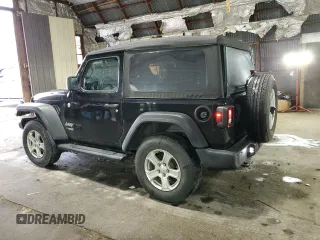 2021 Jeep Wrangler Willys with VIN 1C4HJXAGXMW627781, listed as a Copart auction lot 73306724 with 28,633 mi miles and Salvage title. Bid and sale history available at DreamBid. Image 2.