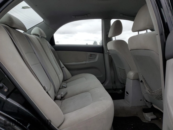 2006 Kia Spectra EX with VIN KNAFE121765363296, listed as a Copart auction lot 48929955 with 174,666 mi miles and Salvage Title. Bid and sale history available at carsss.com. Image 10.