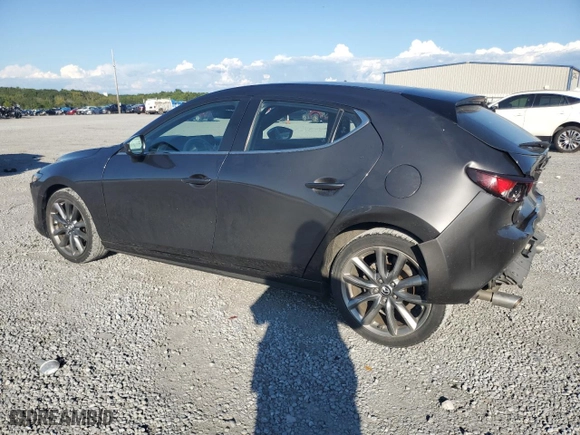 2019 Mazda Mazda3 Hatchback with VIN JM1BPBJM0K1134358, listed as a Copart auction lot 72412974 with 53,707 mi miles and Salvage Title. Bid and sale history available at carsss.com. Image 2.
