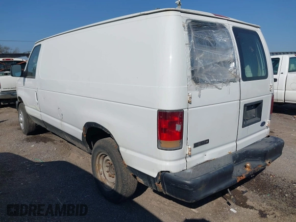 2008 Ford Econoline Cargo Commercial z VIN 1FTNE14W58DA40493, wystawiony jako IAAI lot #41682241 z przebiegiem 272 211 mil mil oraz . Historia ofert i sprzedaży dostępna na DreamBid. Obrazek 3.