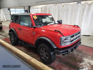 2022 Ford Bronco with VIN 1FMDE5AH6NLB67534, listed as a Copart auction lot 44528055 with 20,937 mi miles and Salvage Title. Bid and sale history available at carsss.com. Image 4.