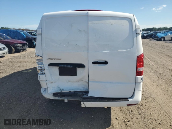 2023 Mercedes-Benz Metris Cargo with VIN W1YV0BEY6P4321698, listed as a Copart auction lot 65737114 with 14,019 mi miles and Salvage title. Bid and sale history available at DreamBid. Image 6.