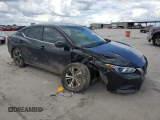 2021 Nissan Sentra SV with VIN 3N1AB8CV8MY329726, listed as a Copart auction lot 56601225 with 51,856 mi miles and Salvage Title. Bid and sale history available at DreamBid. Image 4.