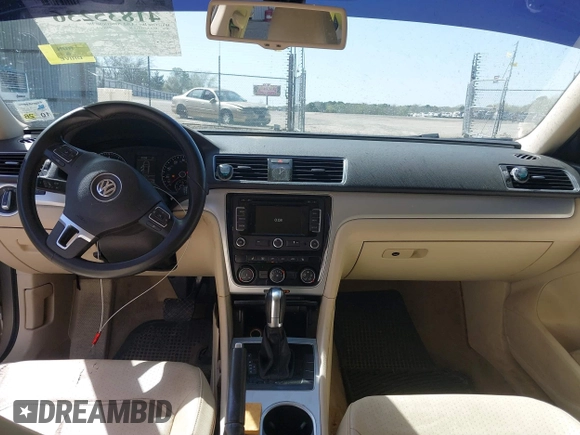 2013 Volkswagen Passat SE w/Sunroof with VIN 1VWBH7A35DC118355, listed as a IAAI auction lot 41835236 with 228,358 mi miles. Bid and sale history available at carsss.com. Image 13.