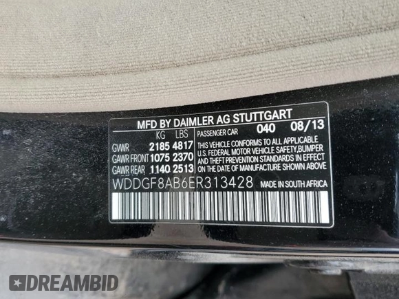 2014 Mercedes-Benz C 300 Sport z VIN WDDGF8AB6ER313428, wystawiony jako Copart lot #58425515 z przebiegiem 99 539 mil mil oraz Czysty tytuł • Clean title. Historia ofert i sprzedaży dostępna na DreamBid. Obrazek 12.