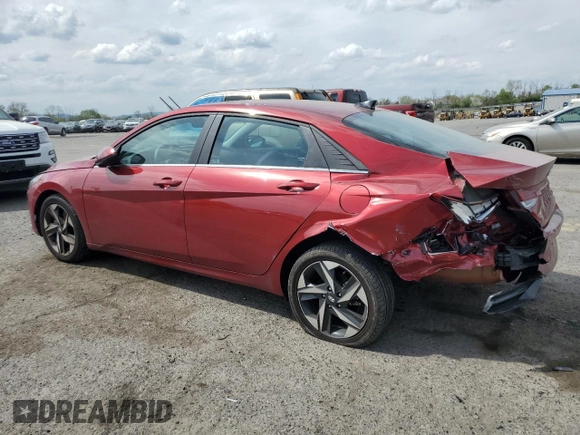 2023 Hyundai Elantra Limited with VIN KMHLP4AG5PU625813, listed as a Copart auction lot 54726965 with 20,096 mi miles and Salvage Title. Bid and sale history available at DreamBid. Image 2.