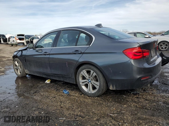 2017 BMW 3 Series 330e iPerformance with VIN WBA8E1C52HK479861, listed as a Copart auction lot 44514865 with 73,164 mi miles and Salvage Title. Bid and sale history available at carsss.com. Image 2.