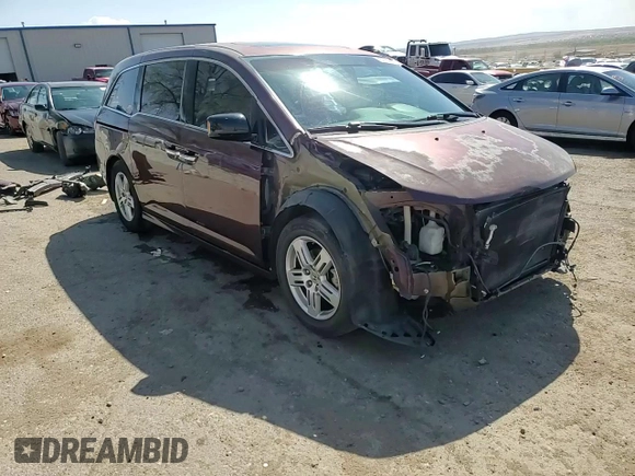2012 Honda Odyssey Touring with VIN 5FNRL5H90CB076810, listed as a Copart auction lot 53124915 with 178,316 mi miles and Salvage Title. Bid and sale history available at DreamBid. Image 15.