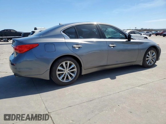 2017 Infiniti Q50 Premium with VIN JN1EV7AP8HM730662, listed as a Copart auction lot 49524415 with 142,905 mi miles and Clean title. Bid and sale history available at DreamBid. Image 3.