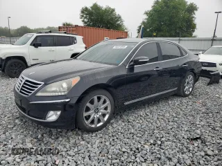 2011 Hyundai Equus Signature with VIN KMHGH4JF6BU041550, listed as a Copart auction lot 50224995 with Not Provided miles and Salvage Title. Bid and sale history available at DreamBid. Image 1.