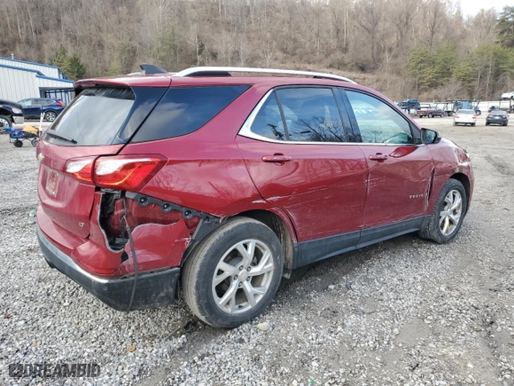 2018 Chevrolet Equinox LT with VIN 3GNAXKEX5JS531567, listed as a Copart auction lot 43532945 with 57,233 mi miles and Salvage Title. Bid and sale history available at carsss.com. Image 3.