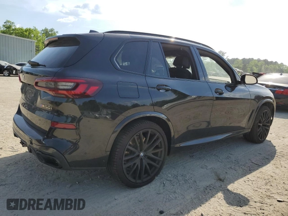 2020 BMW X5 M50i with VIN 5UXJU4C08L9C45304, listed as a Copart auction lot 48359823 with 22,929 mi miles. Bid and sale history available at carsss.com. Image 3.