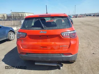 2018 Jeep Compass Sport with VIN 3C4NJCAB2JT169736, listed as a IAAI auction lot 41794046 with 86,998 mi miles. Bid and sale history available at carsss.com. Image 16.