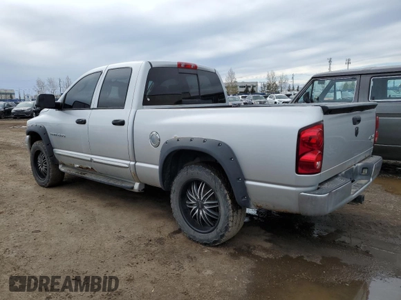 2007 Dodge 1500 Laramie with VIN 1D7HU18207S156191, listed as a Copart auction lot 52305335 with 235,695 mi miles and Clean Title. Bid and sale history available at carsss.com. Image 2.