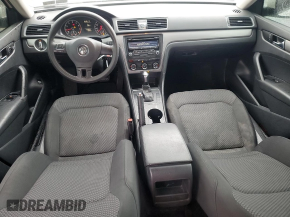 2013 Volkswagen Passat S with VIN 1VWAP7A34DC103036, listed as a Copart auction lot 52183745 with 130,966 mi miles and Salvage title. Bid and sale history available at DreamBid. Image 8.