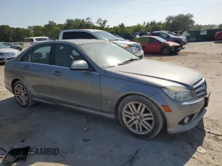 2009 Mercedes-Benz C 300 Sport with VIN WDDGF81X59F208155, listed as a Copart auction lot 62695685 with 92,940 mi miles and Clean title. Bid and sale history available at DreamBid. Image 4.