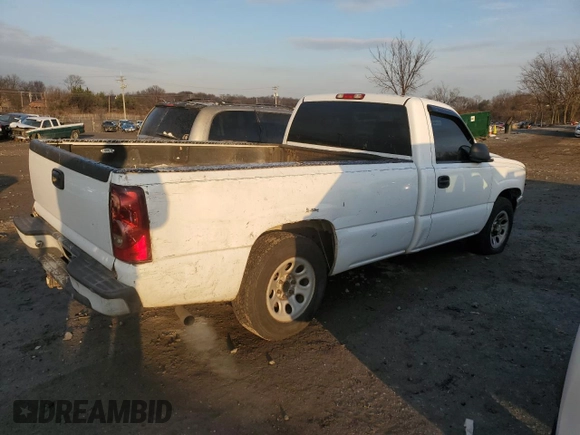 2006 Chevrolet Silverado 1500 Work Truck with VIN 1GCEC14Z16E275092, listed as a Copart auction lot 86422264 with 164,445 mi miles and Clean Title. Bid and sale history available at DreamBid. Image 3.
