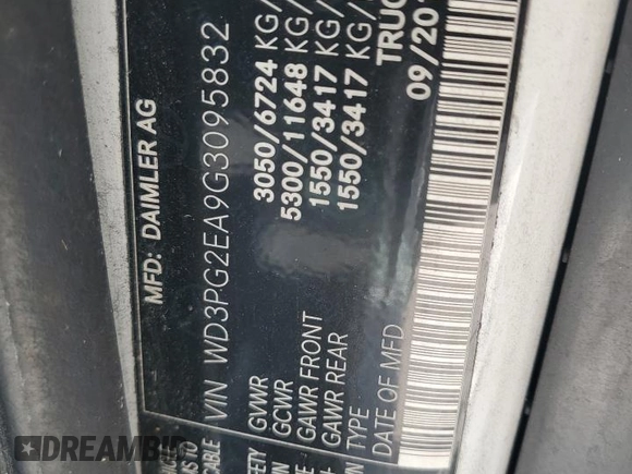 2016 Mercedes-Benz Metris Cargo с VIN WD3PG2EA9G3095832, выставлен на аукционе Copart как лот 56559465 с пробегом 113 343 миль миль и Чистый • Clean title. История ставок и продаж доступна на DreamBid. Изображение 14.