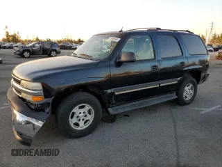2005 Chevrolet Tahoe LS with VIN 1GNEC13T65R254833, listed as a Copart auction lot 77916164 with 164,550 mi miles and Salvage Title. Bid and sale history available at carsss.com. Image 1.